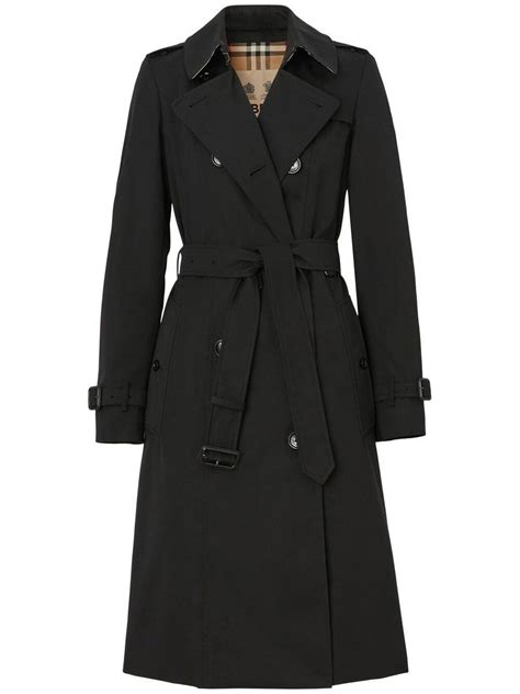 burberry trench coat ladies|Long Chelsea Heritage Trench Coat in Black .